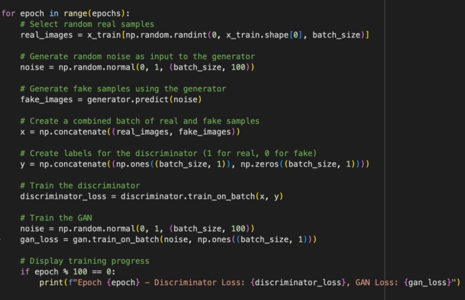 GENERATIVE ADVERSARIAL NETWORKS IMPLEMENTATION