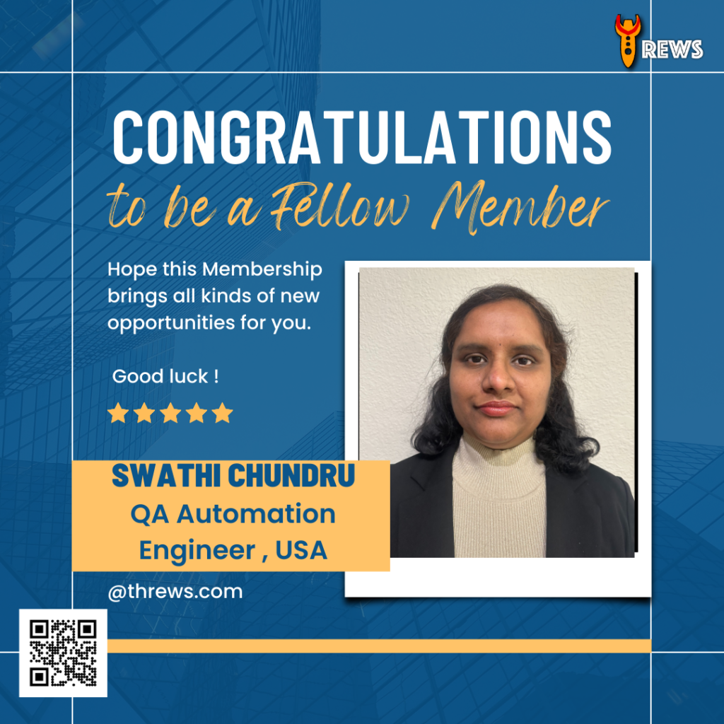 Swathi Chundru: QA Automation Engineer Expertise in ETL Testing and Data Validation