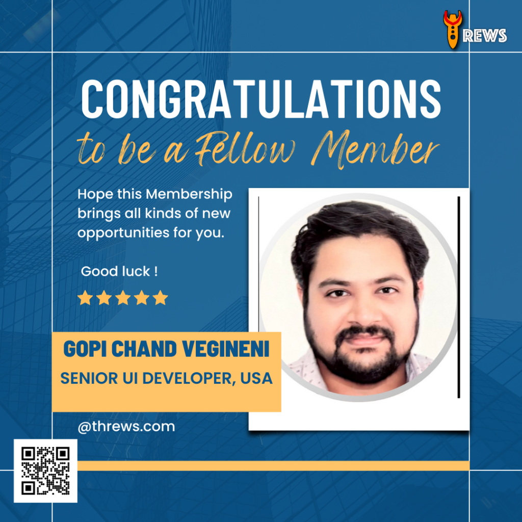 Gopi Chand Vegineni – Senior UI Developer